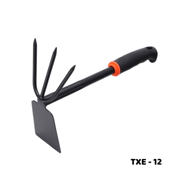 Cuốc thép làm vườn cán nhựa 2 chức năng TXE-12 Dụng cụ làm đất 2