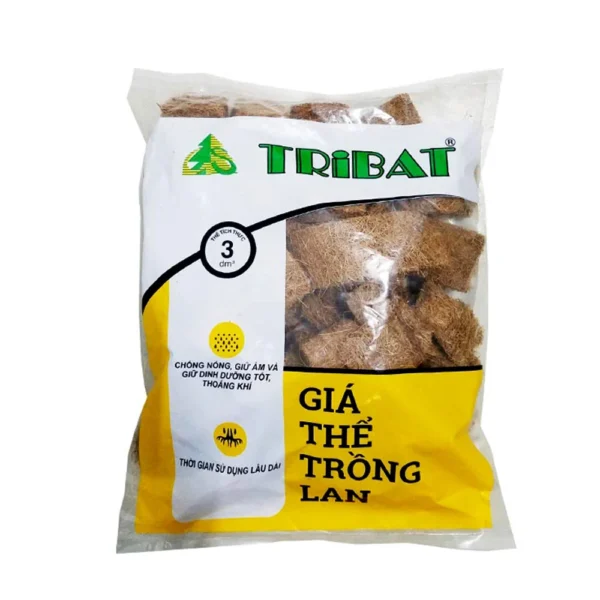 Giá thể xơ dừa trồng lan Tribat – Túi 3dm3 Dụng cụ ươm cây 2