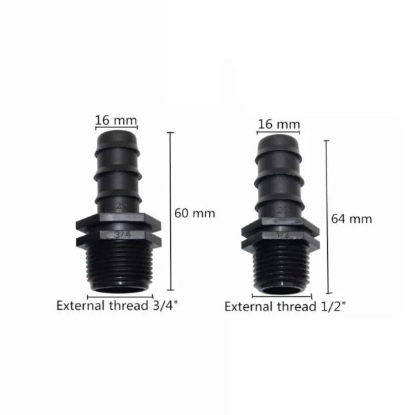 Khởi thủy ra ống phi 16mm Thiết bị tưới 4