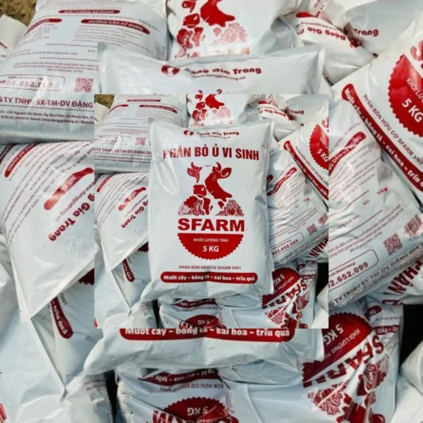 Phân hữu cơ SFARM – Phân bò ủ vi sinh đã qua xử lý ( 5kg-20kg) Dụng cụ ươm cây 2