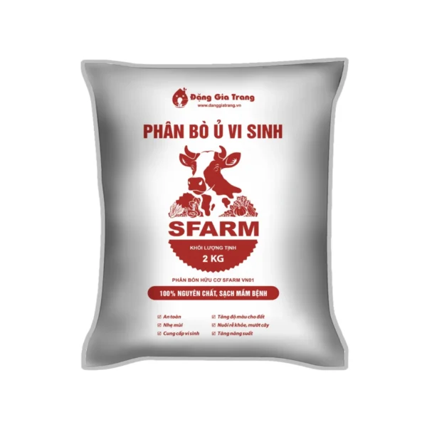 Phân hữu cơ SFARM – Phân bò ủ vi sinh đã qua xử lý ( 5kg-20kg) Dụng cụ ươm cây 3