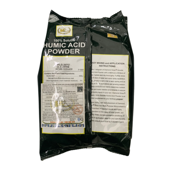 Phân bón Humic Acid Powder dạng bột (1kg) – Phân bón cải tạo đất, nuôi dưỡng cây trồng Dụng cụ ươm cây 4