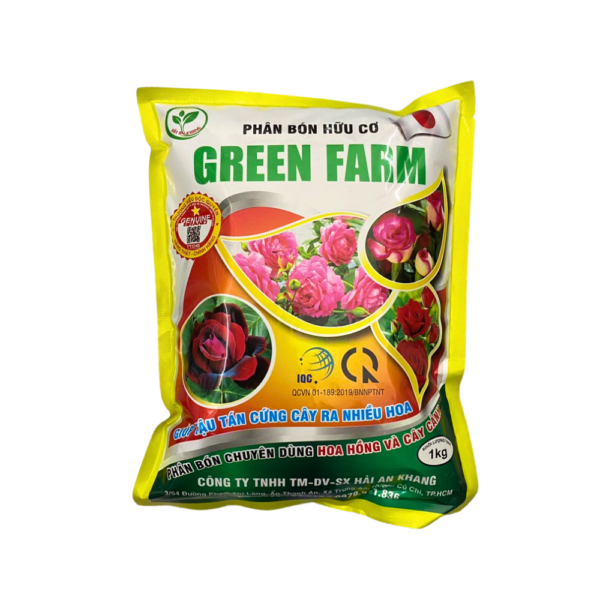 Phân bón hữu cơ hoa hồng và cây kiểng giúp cải tạo đất tăng đậu hoa – Green Farm Dụng cụ ươm cây 2