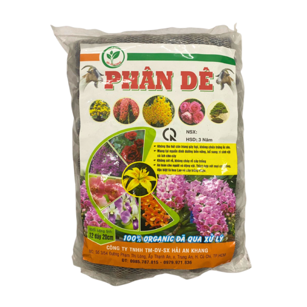 Phân dê dùng cho Lan dạng túi tan chậm ( đã qua xử lý) Dụng cụ ươm cây 4