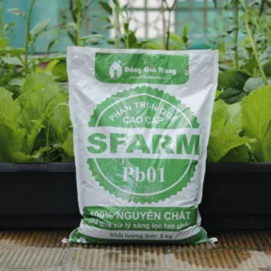 Phân trùn quế cao cấp SFARM PB01 (Đã qua xử lý) -2kg,5kg,10kg,25kg,40kg