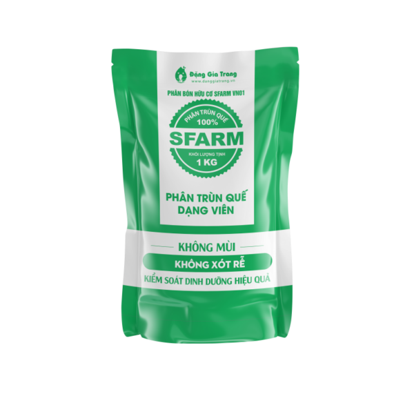 Phân trùn quế SFARM viên nén cho mọi loại cây trồng và hoa kiểng Cây cỏ 2