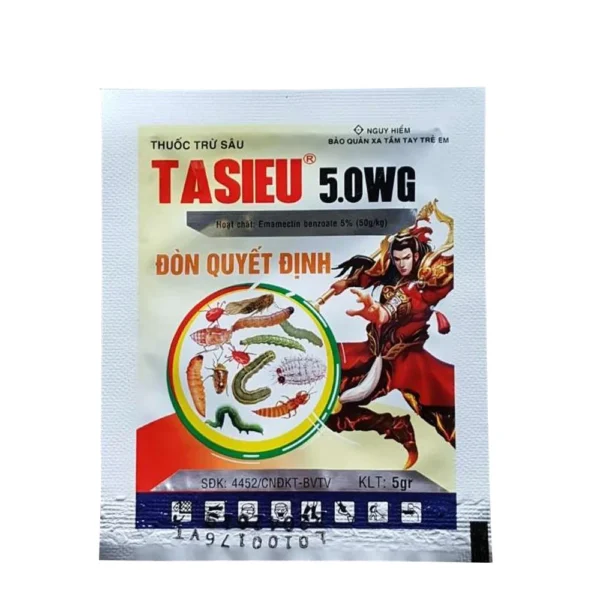 Thuốc trừ sâu Tasieu 5WG (5g) – Phòng ngừa sâu nhanh, an toàn cho cây trồng, rau sạch Dụng cụ ươm cây 2