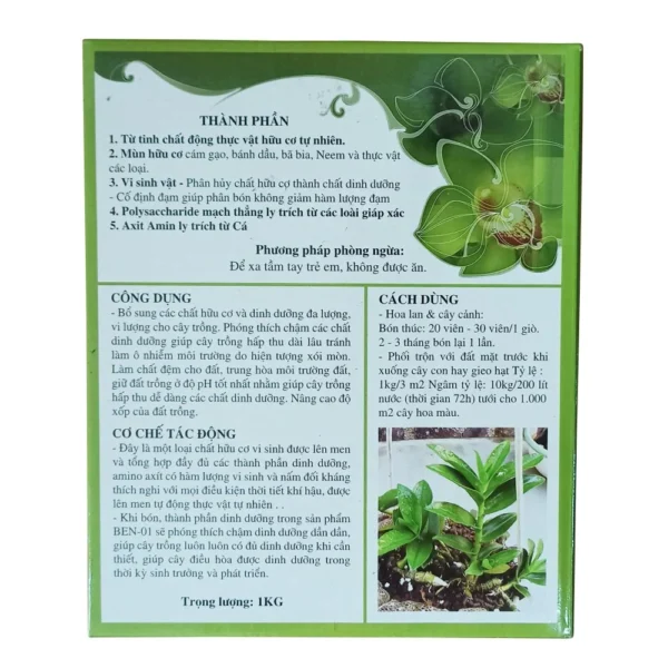 Viên nén hữu cơ Ben-01 Hùng Nguyễn (1kg) Dụng cụ ươm cây 5
